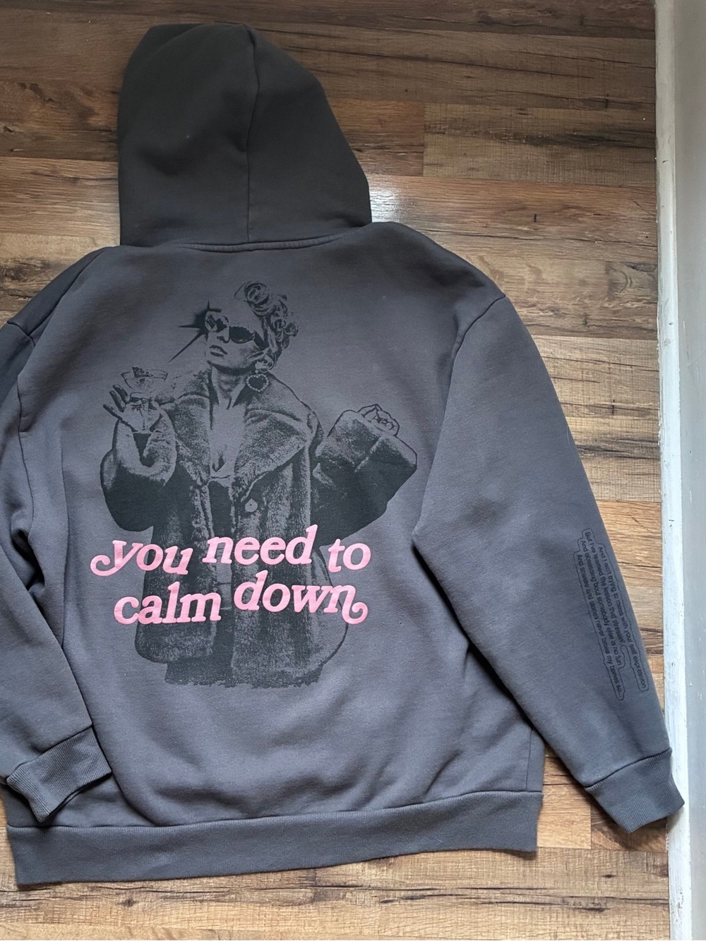 Taylor Swift  Lover {you need to calm down} Hoodie  Authentic XL